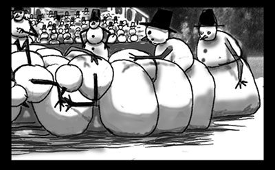 Snowmen Crouch - Bind - Set